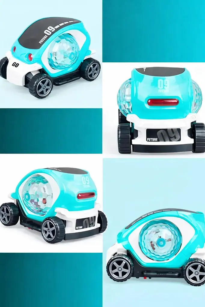 Машинка дитяча з LED підсвіткою та обертанням Toy AND CX-865 інтерактивна світлова іграшкова машинка для дітей з прозорим корпусом - фото 5