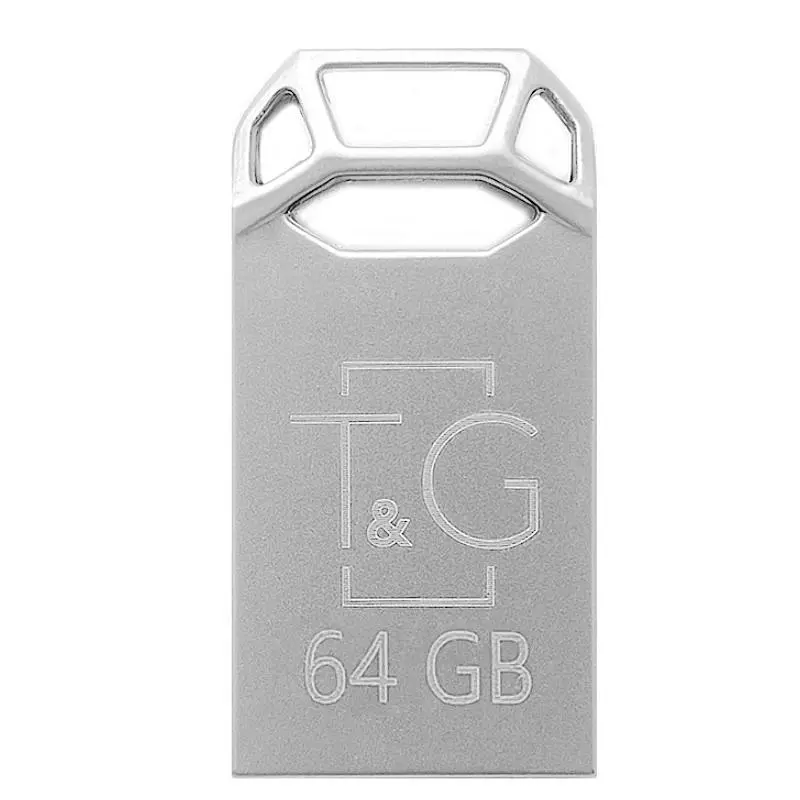 Флеш-накопичувач USB 64GB T&G 110 Metal Series Silver (TG110-64G) - фото 2