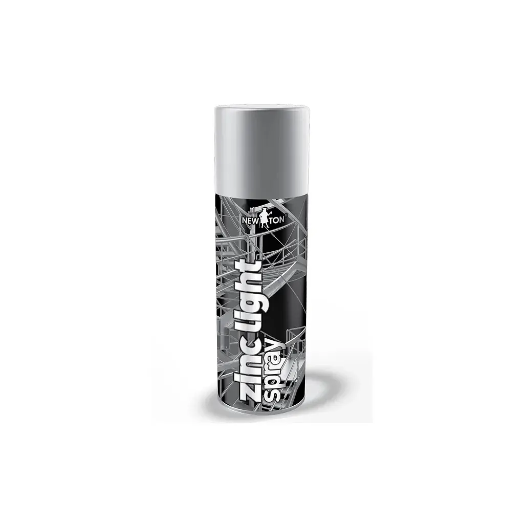 Аерозольна фарба для автомобіля New Ton спец.призначення цинкова світла Zinc light spray, 400мл (000030070) - фото 2
