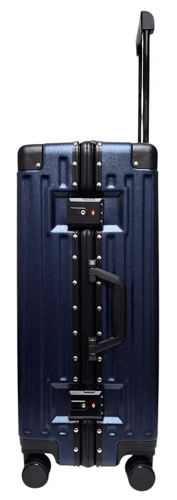 Валіза середня M Madisson Snowball 66503 M 64x43x26 см 100% полікарбонат на клямках Темно-синій - фото 7