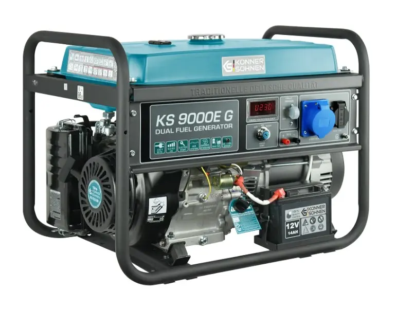 Генератор бензиновый газ/бензин Konner&Sohnen 6/6.5 кВт KS 9000E G - фото 3
