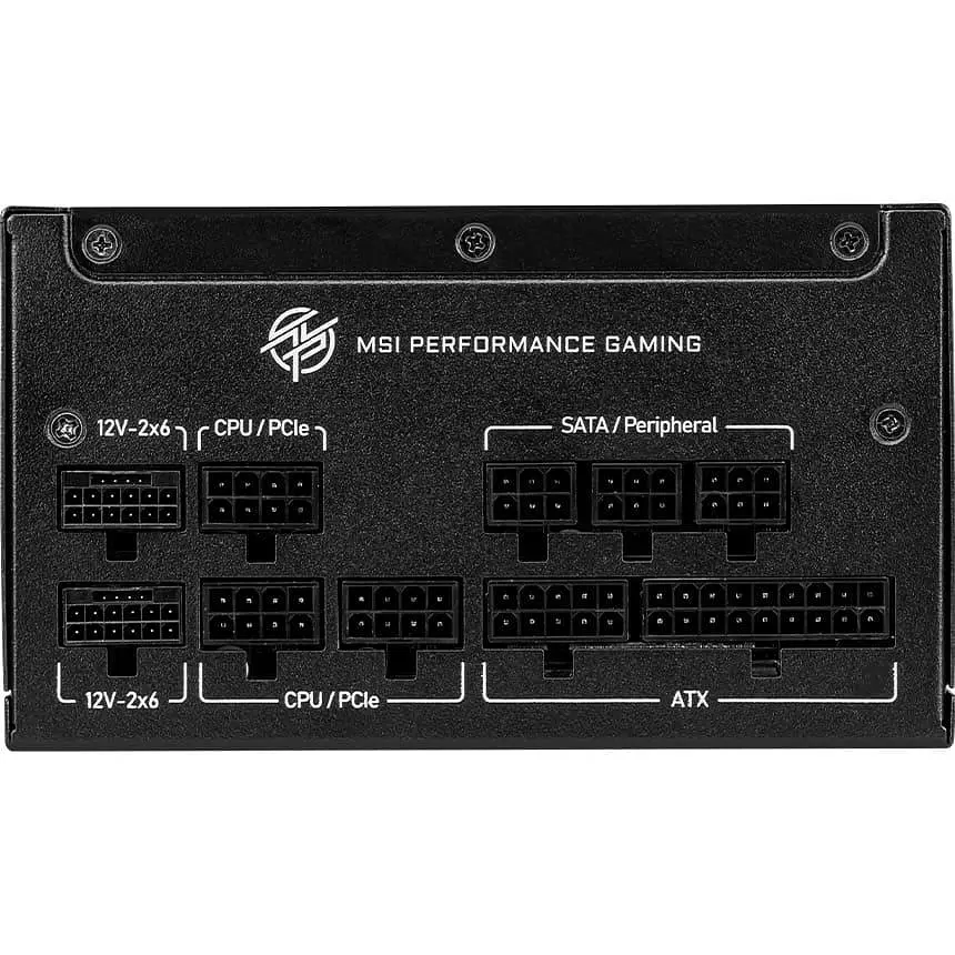 Блок живлення MSI MPG 850W PCIE5 80+ Gold (MPG A850GS PCIE5) Black - фото 5