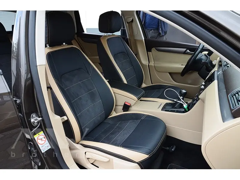 Авточохли модельні MW Brothers для Volkswagen Passat B7 c 2011 - фото 7