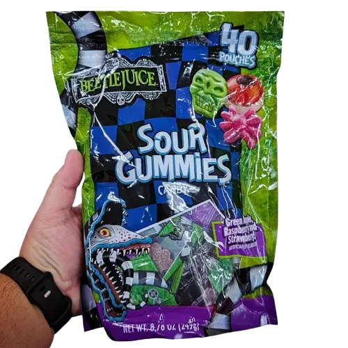 Жувальні цукерки Beetlejuice Halloween Bugs Grubs Gummies 40 шт 280 г - фото 5