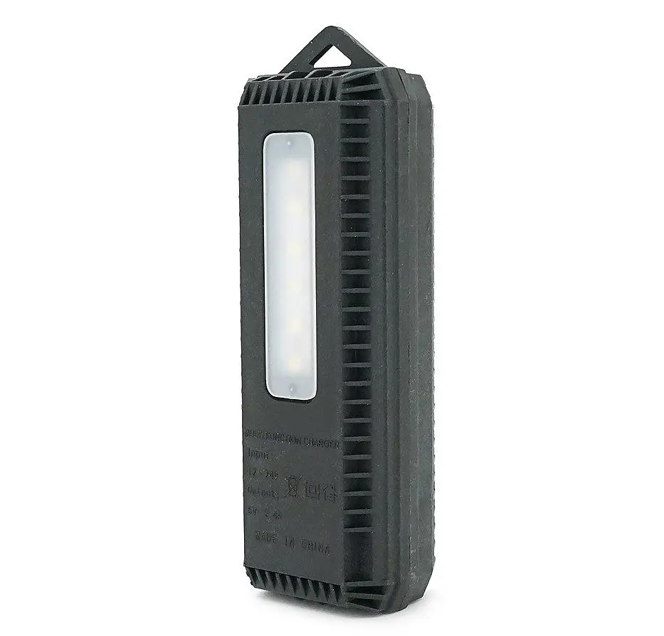 Зарядний пристрій 5 USB 2.0 Voltronic ZS11, ліхтарик, з крокодилами живлення 12 В - фото 3