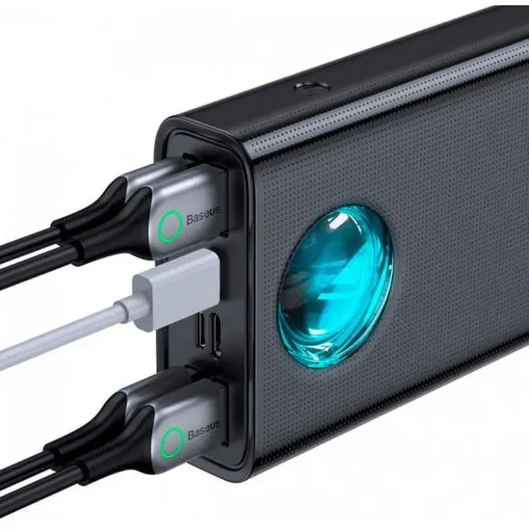 Портативная батарея Baseus Amblight Digital Display 26800 mAh 65W P10022402113-00 Black - фото 2