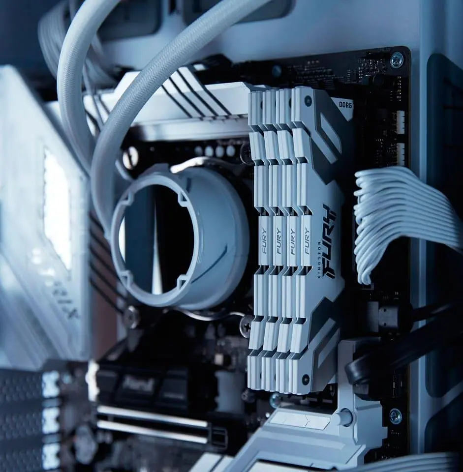 Модуль пам'яті Kingston Fury DDR5 32GB (2x16) 7600MHz Renegade White XMP (KF576C38RWK2-32) - фото 6