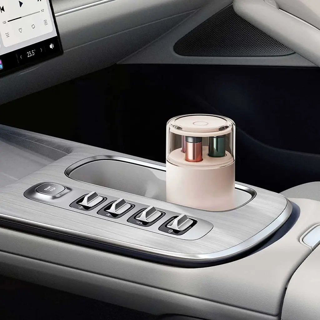 Автомобільний ароматизатор Xiaomi MiJia Smart Scent Diffuser Cup Holder Edition (N610) Gold - фото 3