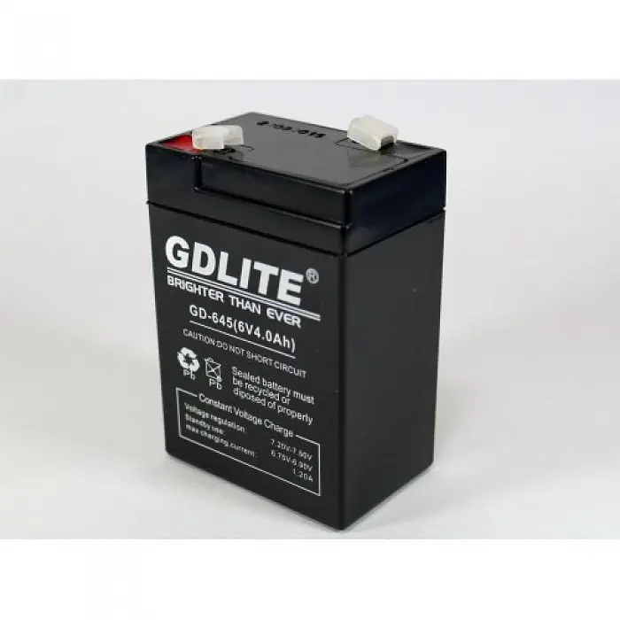 Аккумулятор GDLITE-GD-645 6V 4.0Ah - фото 2