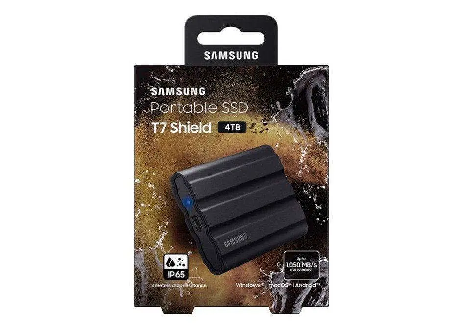 Накопичувач Samsung T7 Shield 4 TB Black (MU-PE4T0S) - фото 6
