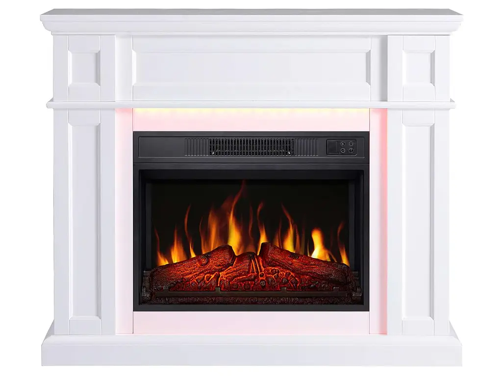 Камінокомплект ArtiFlame Linz AF23S білий з LED підсвічуванням - фото 2