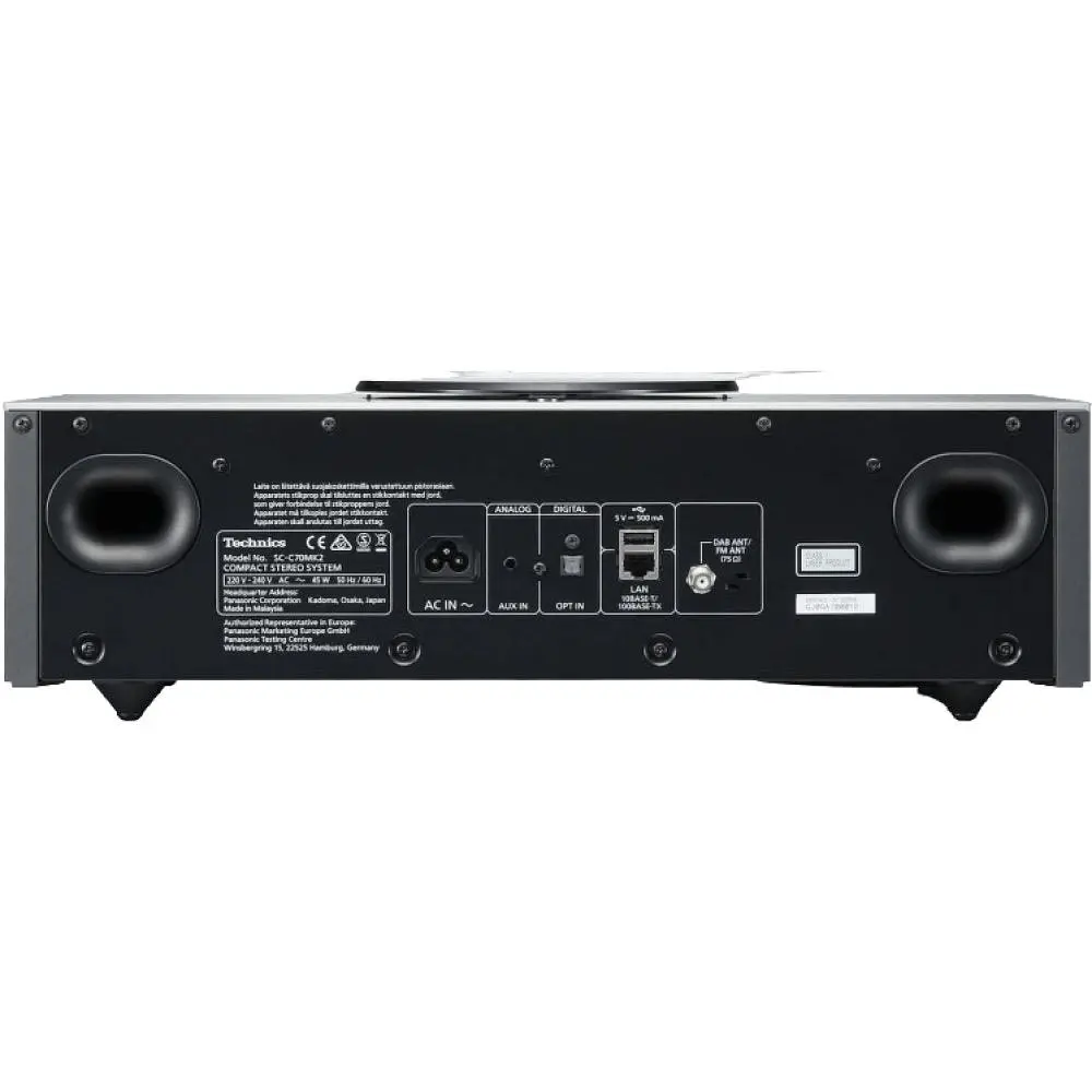 Аудіосистема Technics SC-C70MK2EE-K - фото 3