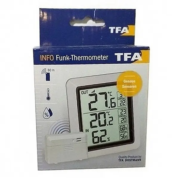 Термометр с радиодатчиком TFA Info 30306502 - фото 5