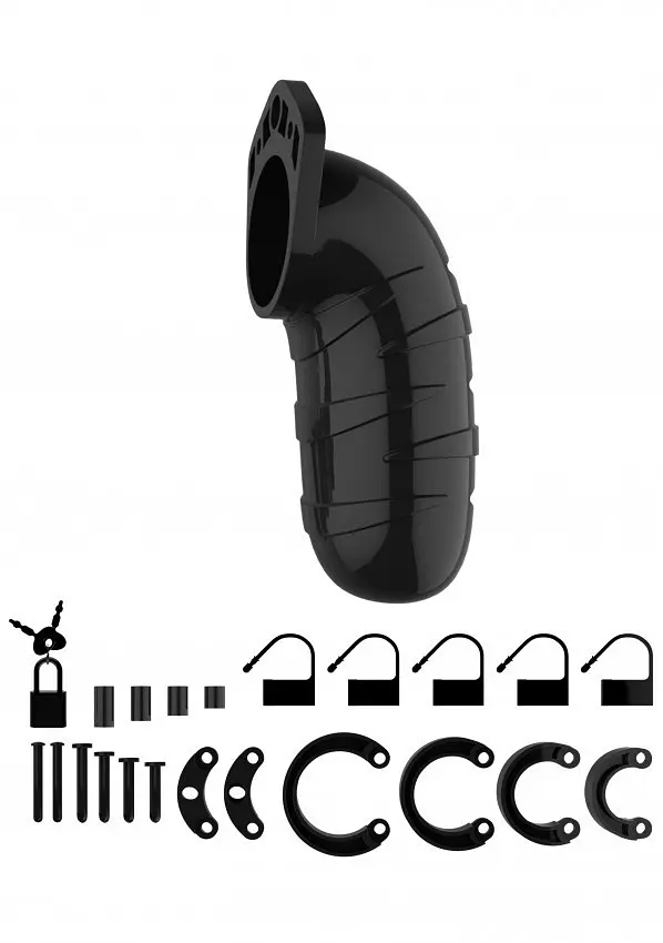 Пояс вірності для чоловіків ManCage 05 Chastity Cage чорний - фото 2