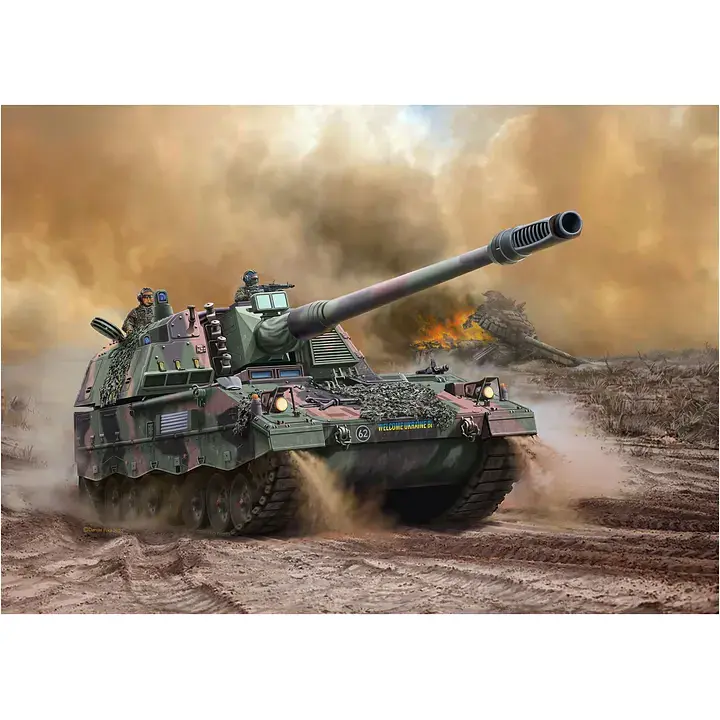 Збірна модель-копія Revell набір САУ Panzerhaubitze 2000 (версія UA) (RVL-63347) - фото 6