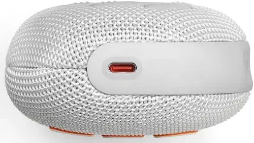 Колонка портативна 1.0 JBL Clip 5 White, 7B, Bluetooth, живлення від акумулятора, IP67 водонепроникна - фото 4