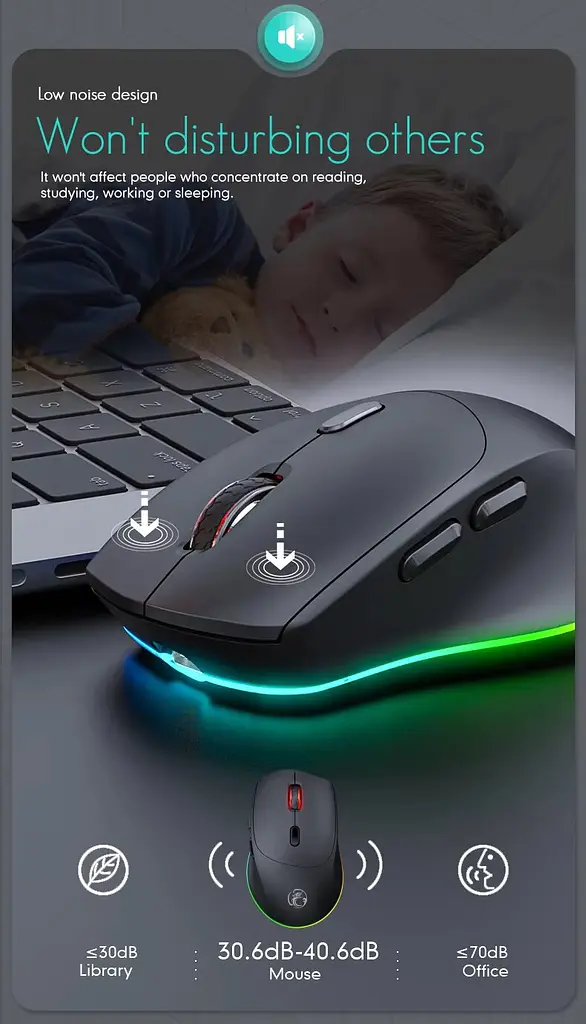 Миша бездротова Imice G905 2,4G Bluetooth - фото 3
