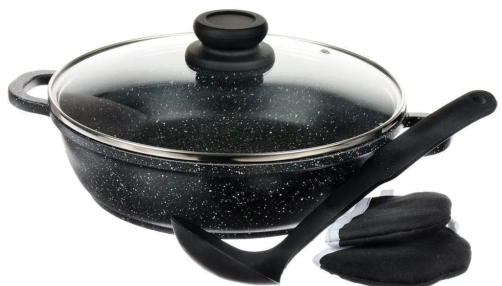 Сотейник Rainstahl RS 5800-28 black 28 см