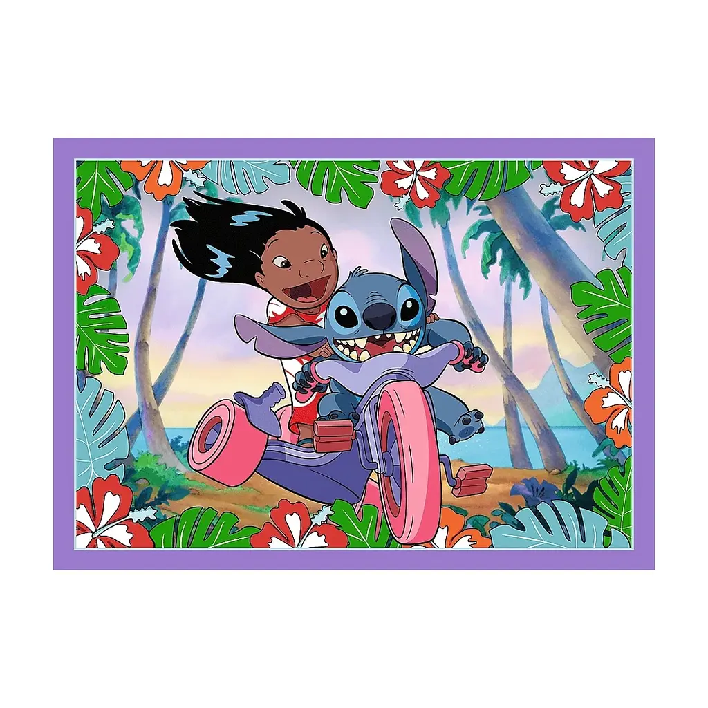 Пазл Trefl Lilo&Stitch Шалений день4 in 1 (35, 48, 54, 70) елемента (5900511346336) - фото 3