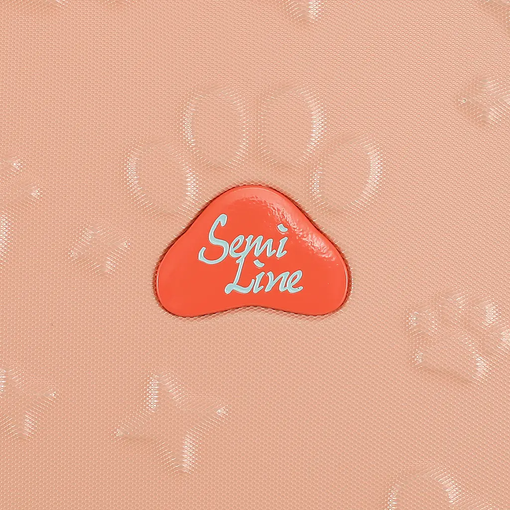 Валіза дитяча Semi Line 20 дюймів (S) дюймів (S) Pink/Blue, ABS пластик, 4 колеса 360°, ручна поклажа, 34 л, для дітей, персиковий/блакитний - фото 7