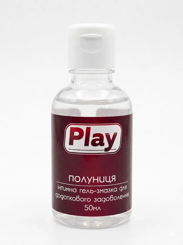 Їстівний оральний лубрикант Play на водній основі для мінета та кунілінгусу