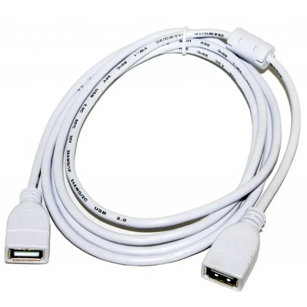 Дата кабель USB 2.0 AF/AF 1.8m Atcom (15647) - фото 2