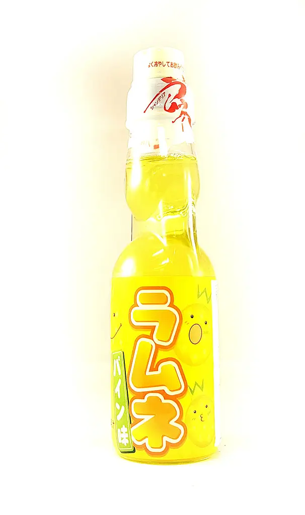 Японський газований напій з кулькою Ramune Lemon 200 мл