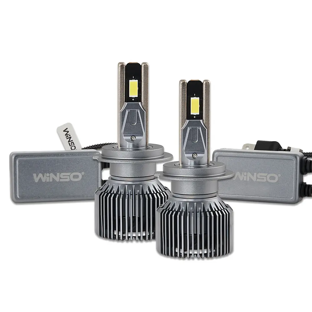Автолампа Winso LED H7 12/24V 130Вт 11000Лм 6500K CSP3570 2 шт. (799700) - фото 4