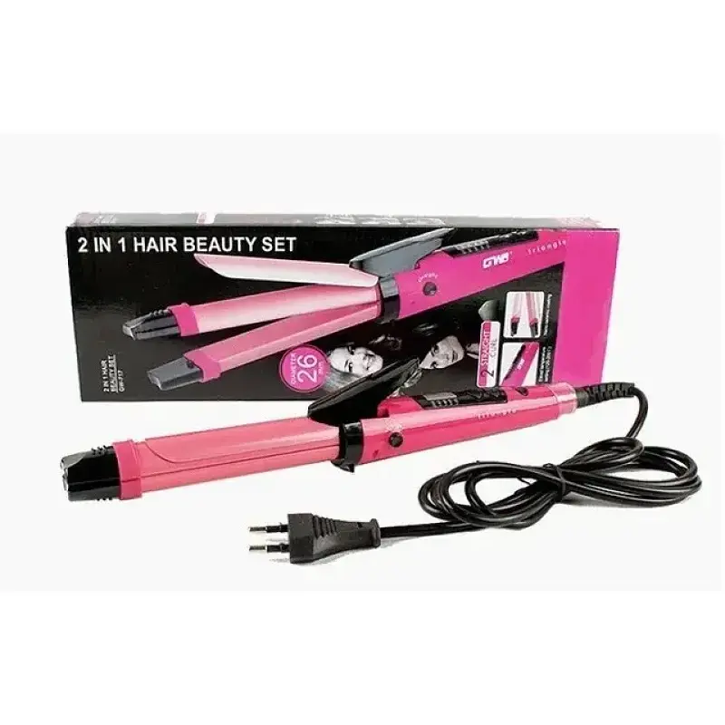 Плойка-праска для волосся Digital Nova 2 in 1 Beauty Set NHC-2009 Розпродаж - фото 3