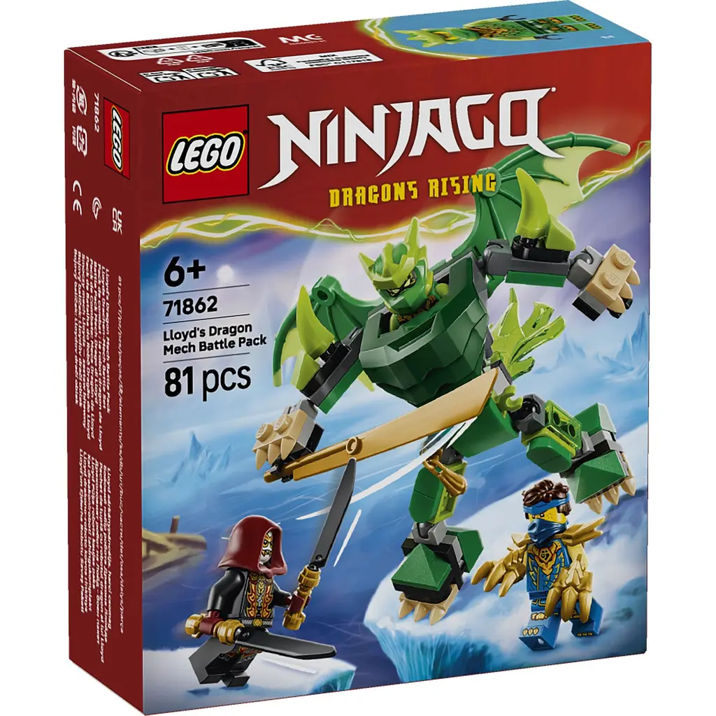 Конструктор LEGO Ninjago Бойовий набір робота Дракона Ллойда (71862) - фото 3