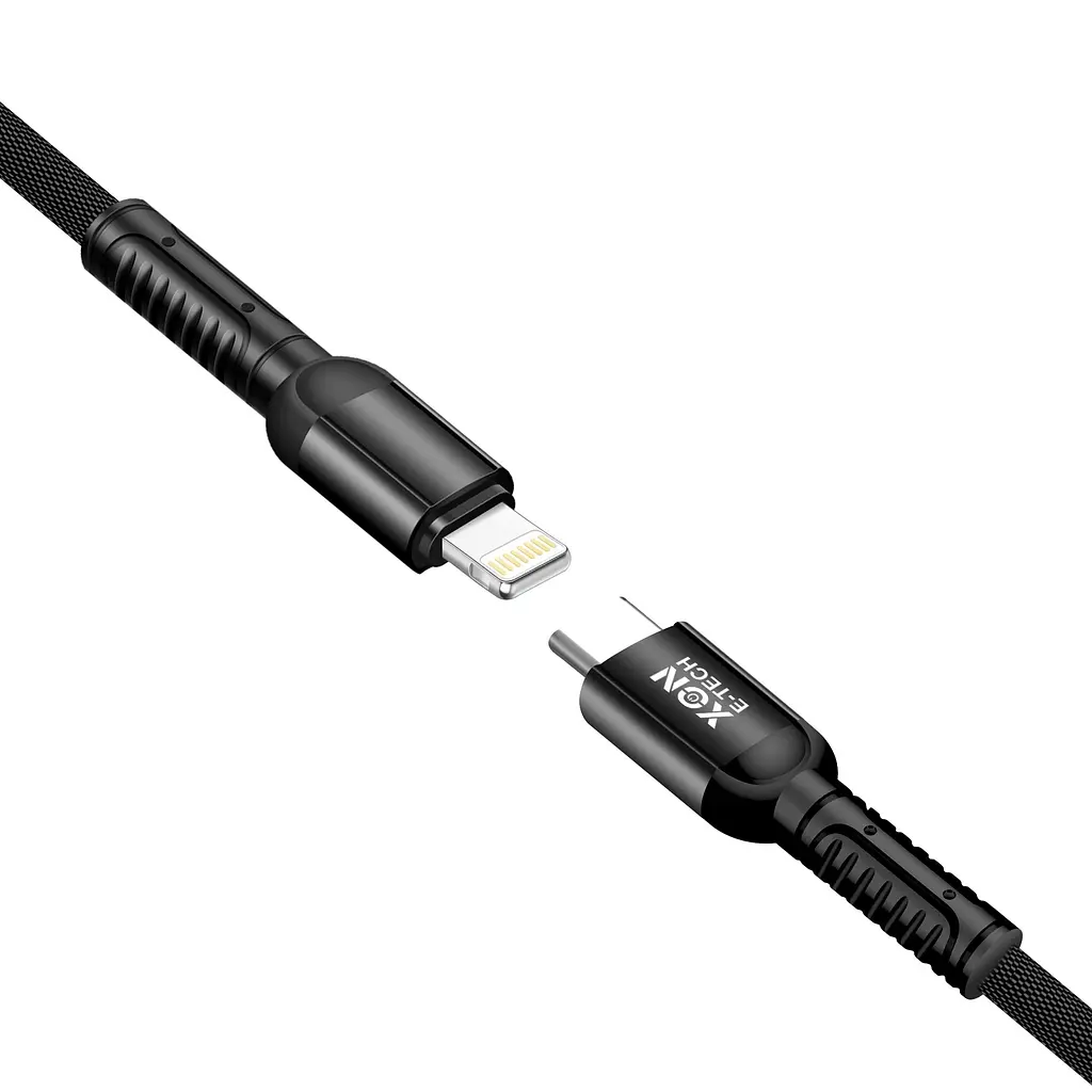 Кабель XON SmartCable Type-C - Lightning PD 20W 1м UniLink (SU20CL2W1B 3579) Чорний - фото 3