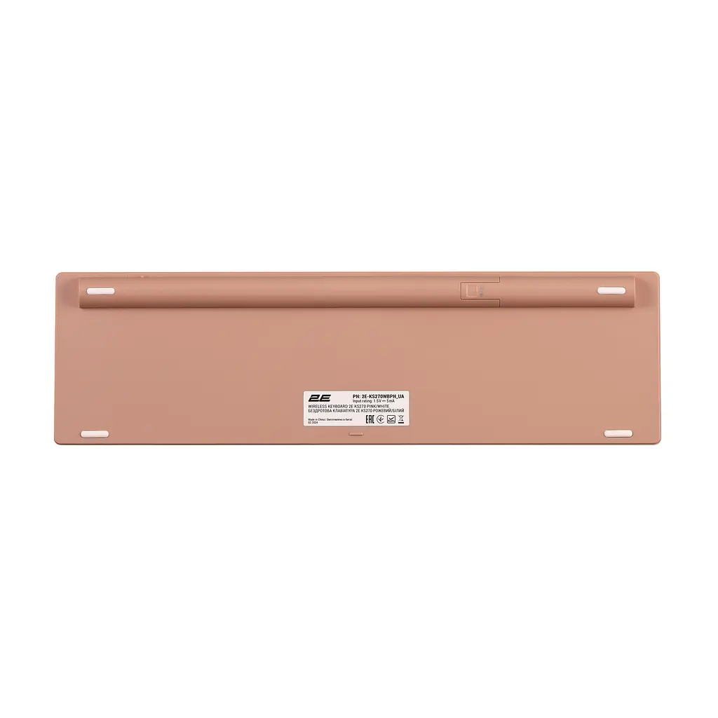 Клавиатура ножничная KS270 109key, WL/BT, EN/UK, розово-белый 2E teh0013860 - фото 3