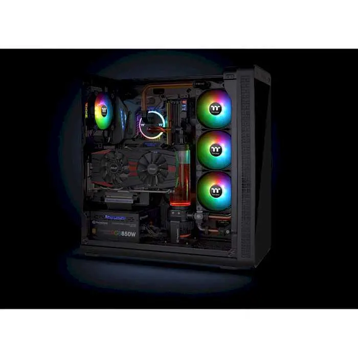 Вентилятор Thermaltake Pure 14 ARGB Sync TT Premium Edition 3 шт (CL-F080-PL14SW-A) - фото 5