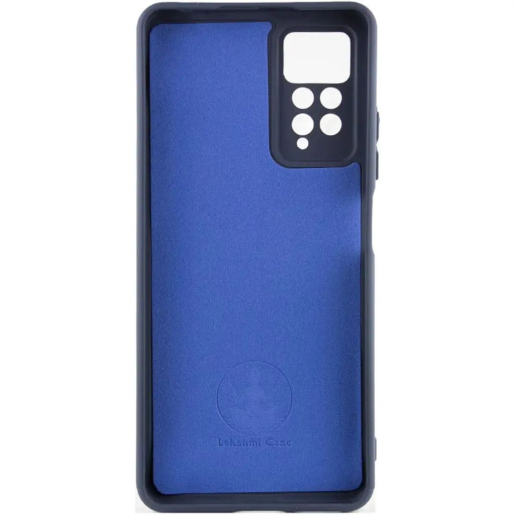 Чехол Silicone Cover Full Camera для Xiaomi Redmi Note 11 Pro 4G/5G 12 Pro 4G Navy Blue [87882] - фото 3