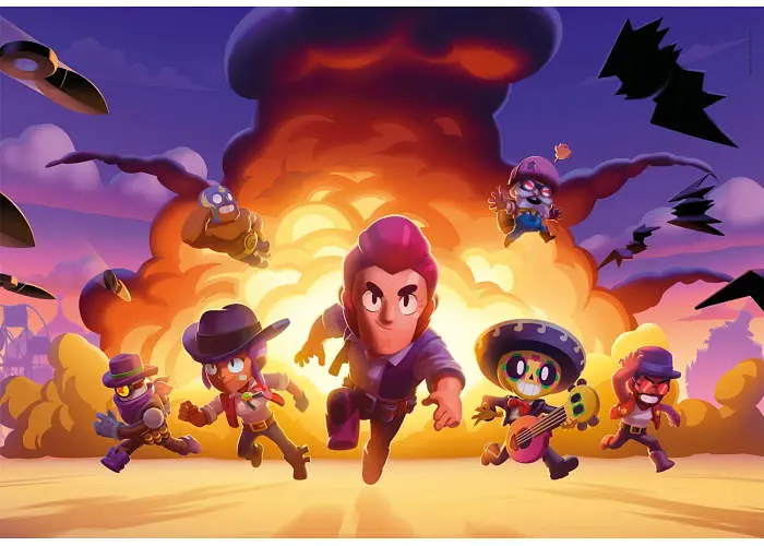 Пазл Clementoni Шалена втеча, Бравл Старс (Brawl Stars - Wild Escape Puzzle - 180 pcs.), 180 ел. (29805) - фото 2