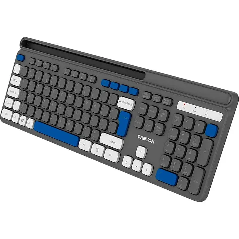 Bluetooth Клавіатура Canyon HKB-W03 Grey (CNS-HKBW03DG) UA - фото 4
