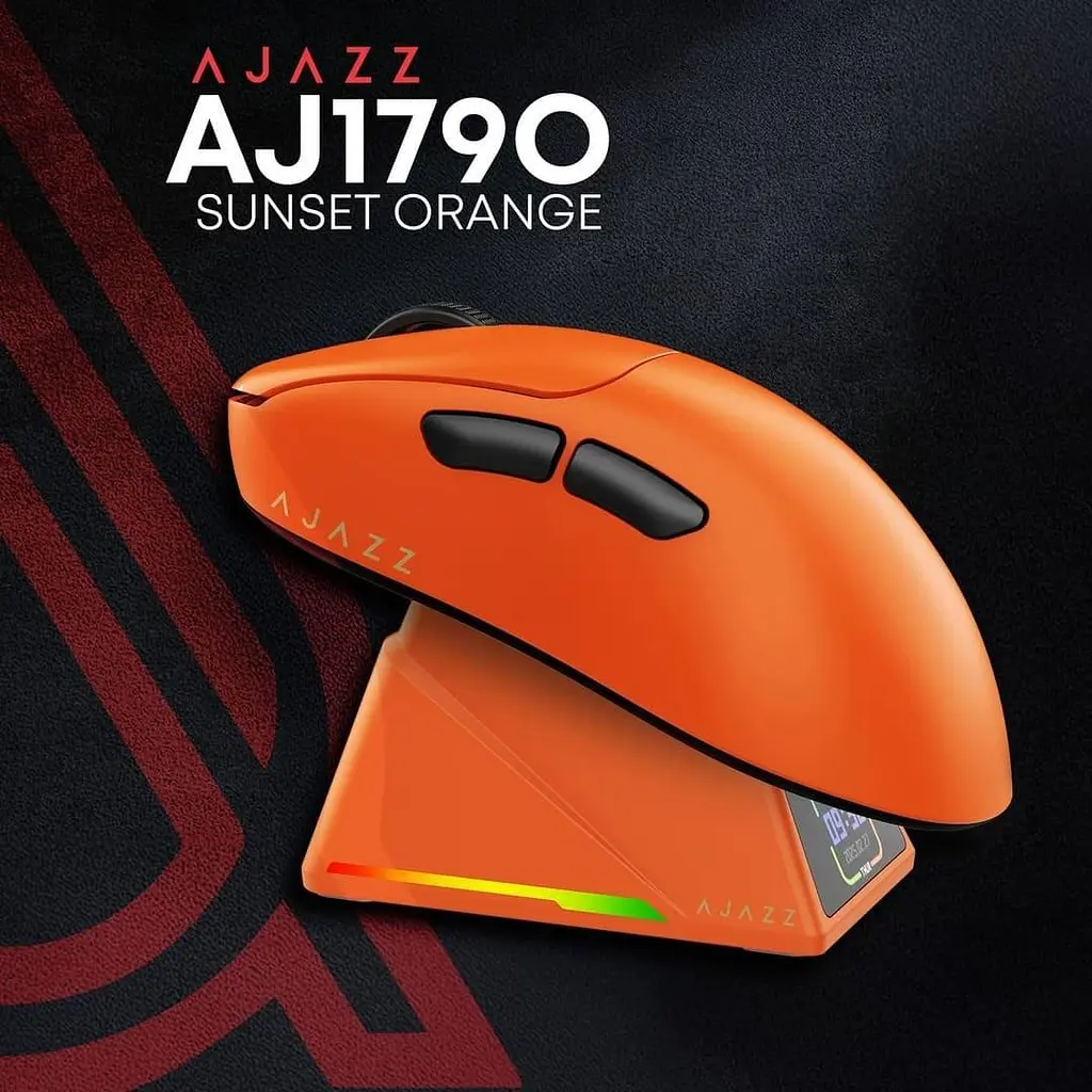 Мышь Ajazz AJ179 APEX Orange 8K Charging Dock (AJM179-A-O) - фото 8
