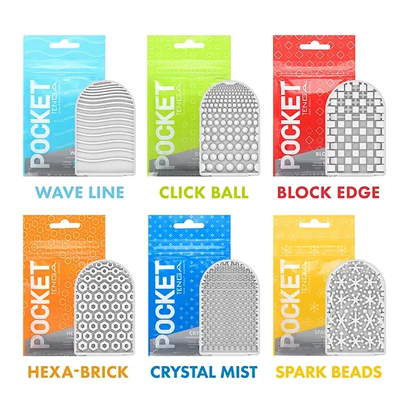 Мастурбатор Tenga Pocket Spark Beads белый - фото 7