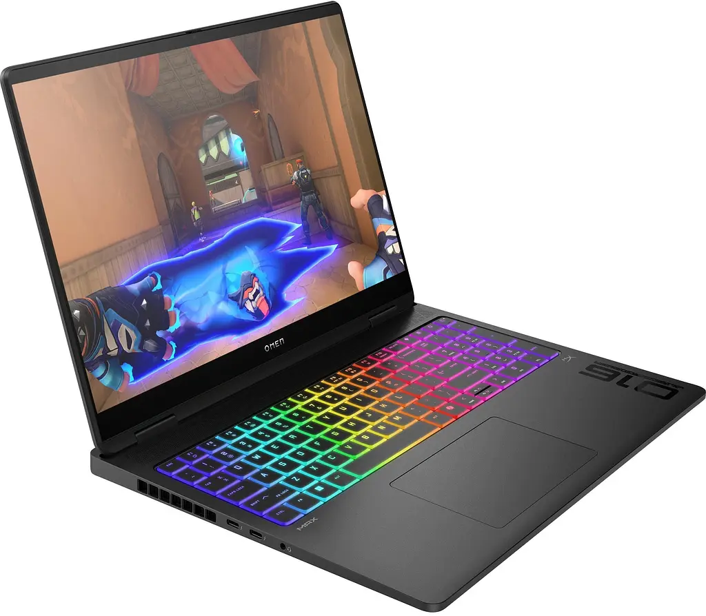 Ноутбук HP OMEN 16-ah0042ua 16" 2.5K OLED IPS Intel U9-275HX 64GB F2048GB NVD5090-24 DOS чорний - фото 2