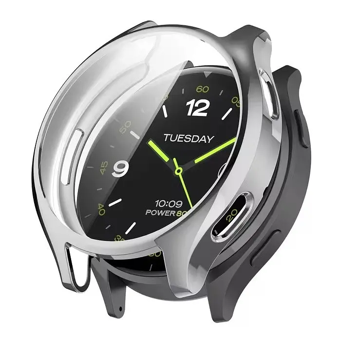 Комплект Tamister для годинника Xiaomi Watch 2 сріблястий (чохол + металевий ремінець 22 мм) - фото 3