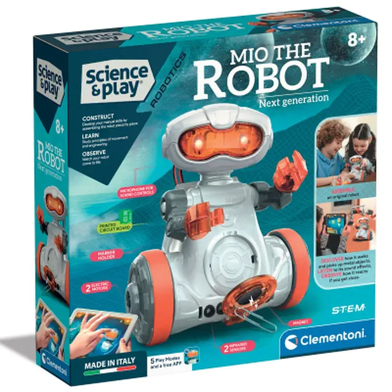 Конструктор Clementoni серія Science & Play — Робот Mio Robot (75053)