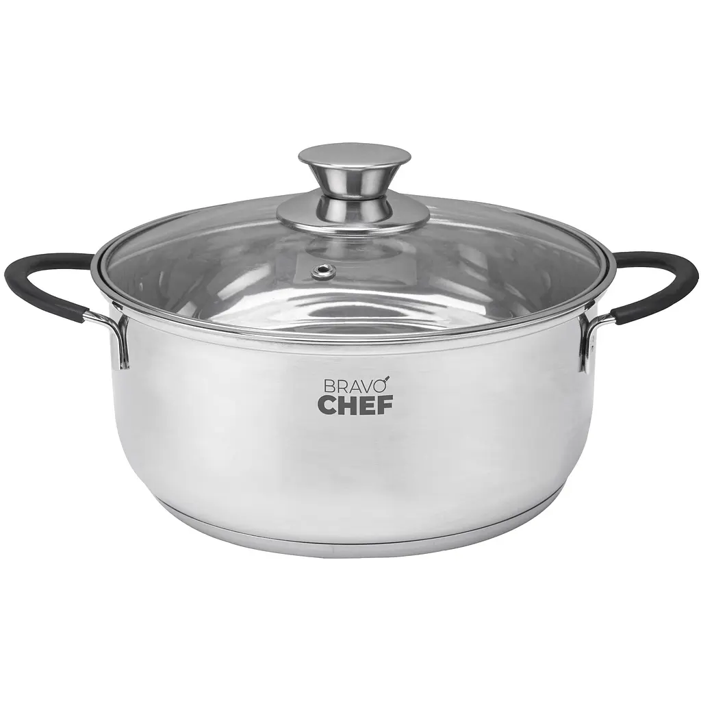 Набор кастрюль Bravo Chef Safran с крышками 3 шт. (BC-6002) - фото 3