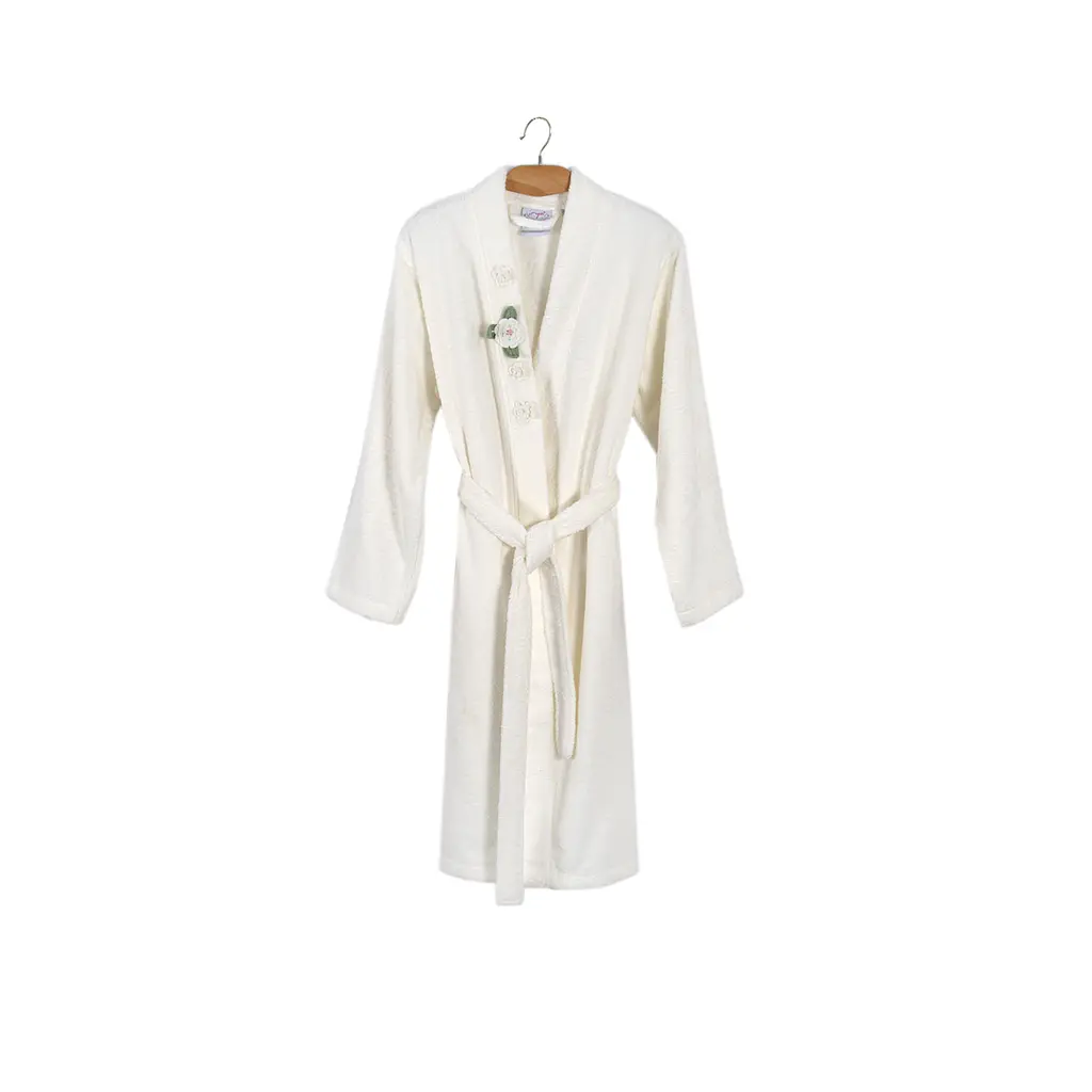 Халат махровый Irya - Limna ekru молочный L/XL - фото 3
