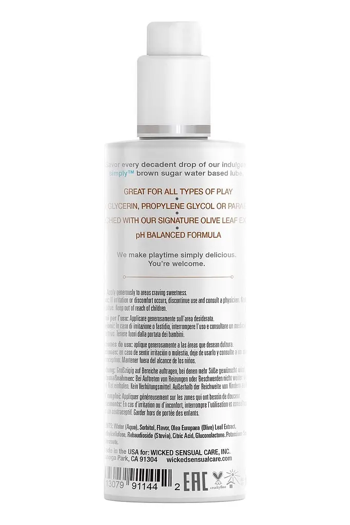 Лубрикант Wicked на водяній основі зі смаком коричневого цукру 120 ml - фото 2