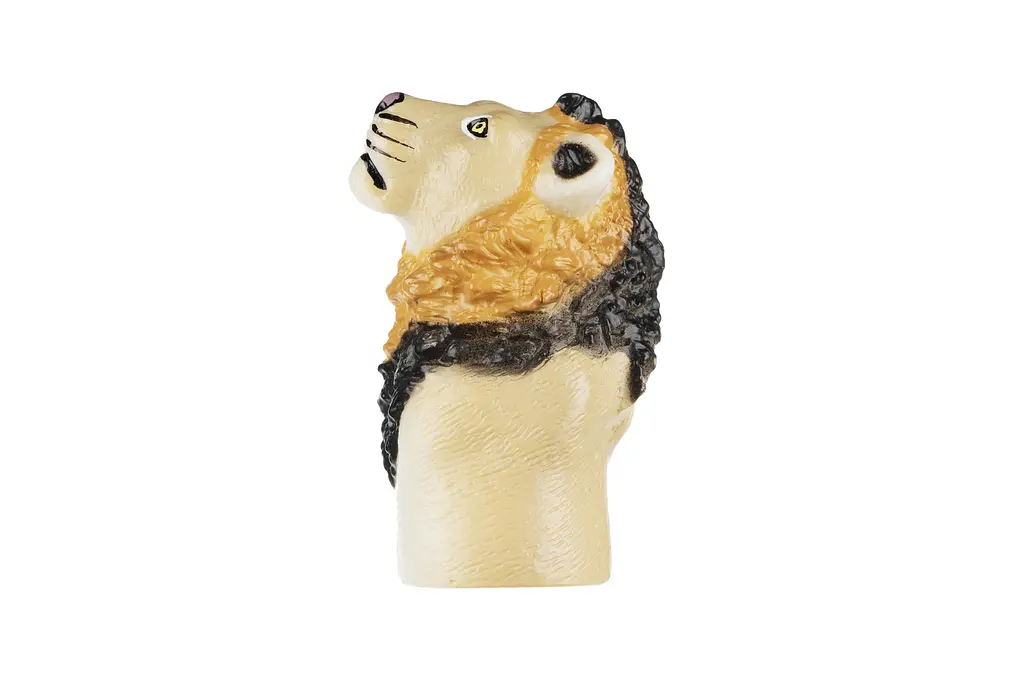 Набір пальчикових ляльок Same Toy Бегемот та Лев 2 шт. (X241UT-4) - фото 5