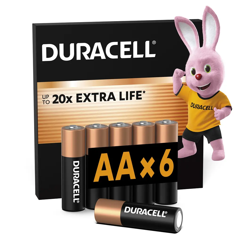 Батарейка Duracell AA лужні 6 шт. в упаковці (5007757) - фото 2