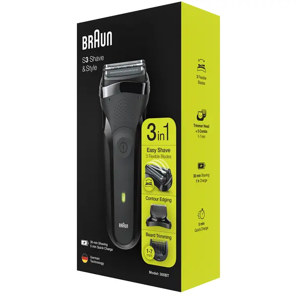 Електрична бритва Braun Series 3 300BT Black - фото 9