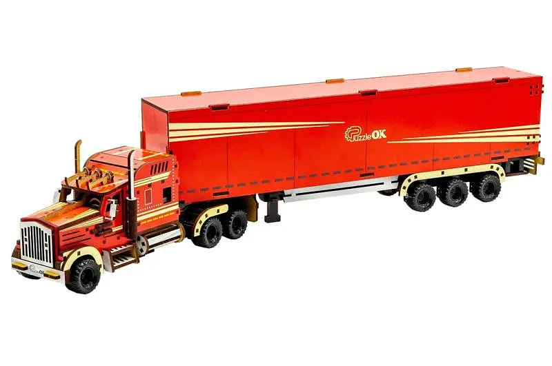 Конструктор Puz-00952 "Wood Truck", дерев'яний PuzzleOk - фото 9