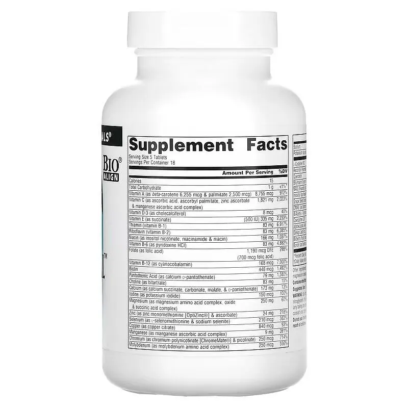 Вітаміни та мінерали Source Naturals Elan Vital Multiple, 90 таблеток - фото 2