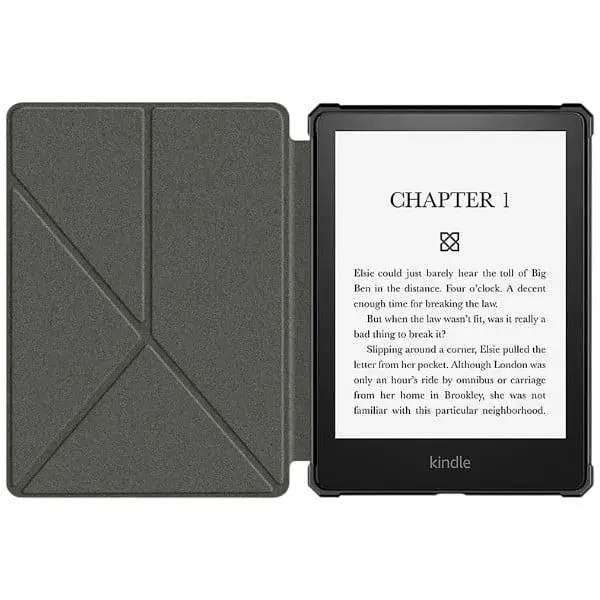 Обложка Ultra Slim Origami BeCover для Amazon Kindle Paperwhite 11th Gen. 2021 Gray (707221) - фото 2